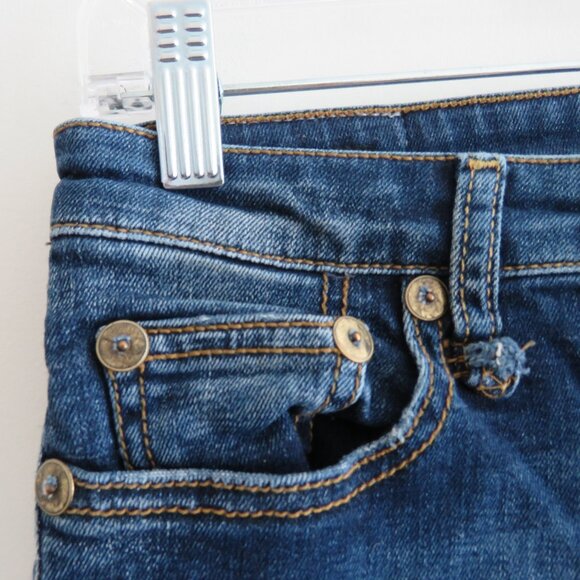 R13 Alison Crop Jeans in Indigo Blue Wash - Size 25 - Picture 6 of 15